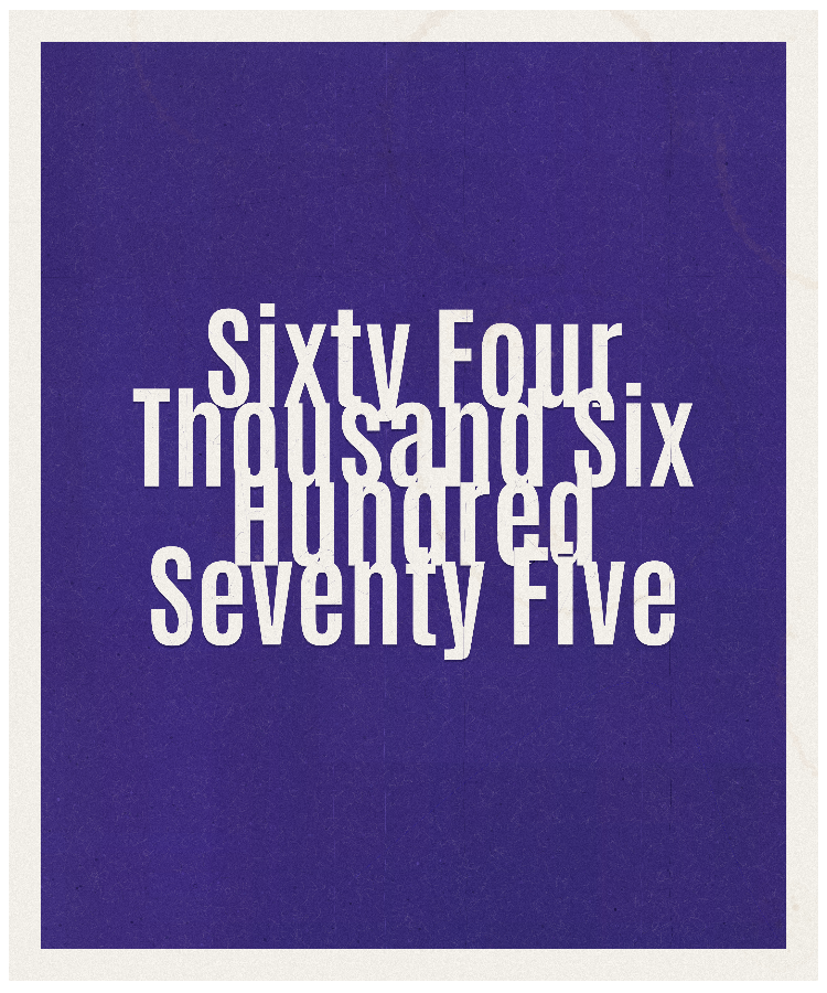 Count #64675