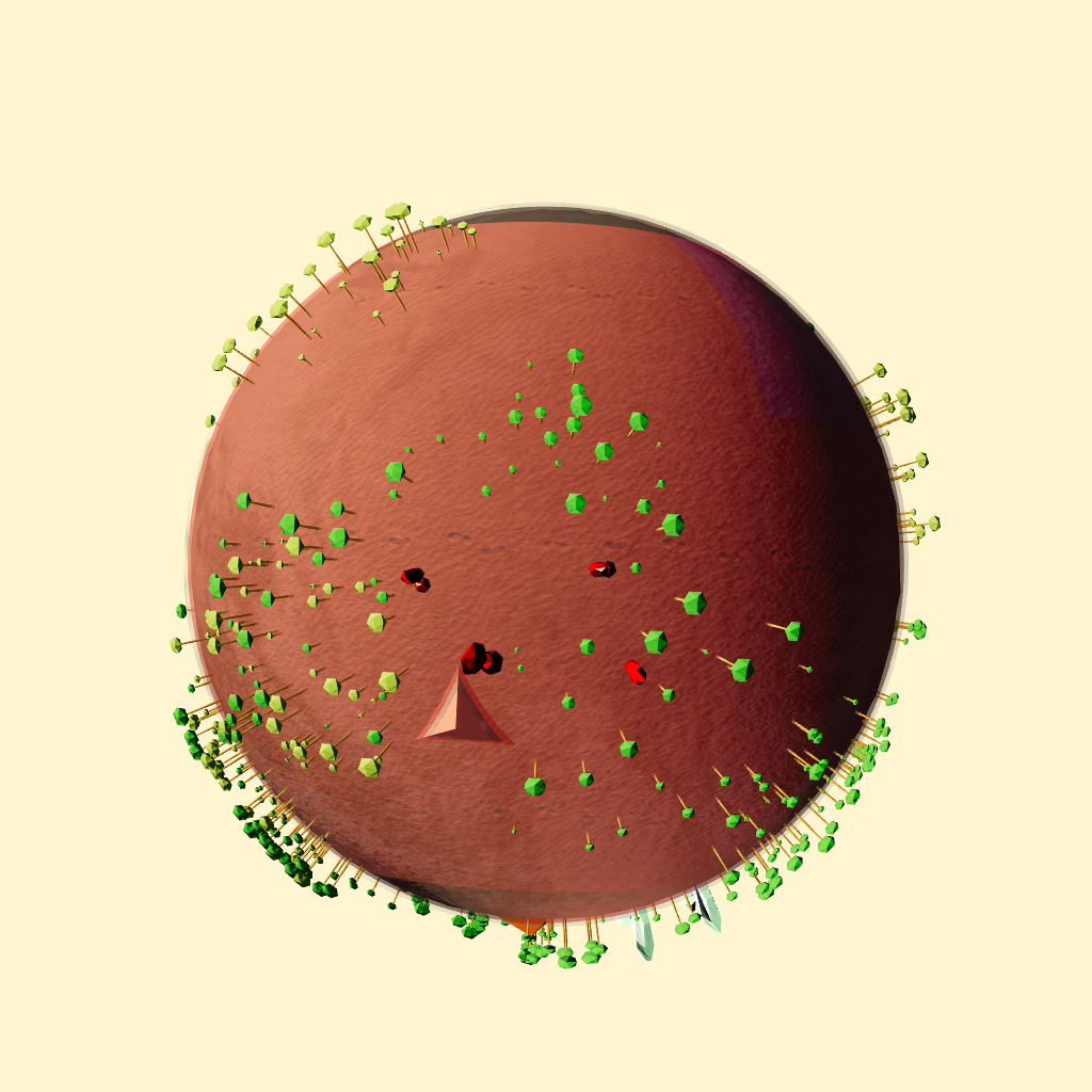 Exoplanets in texture #8