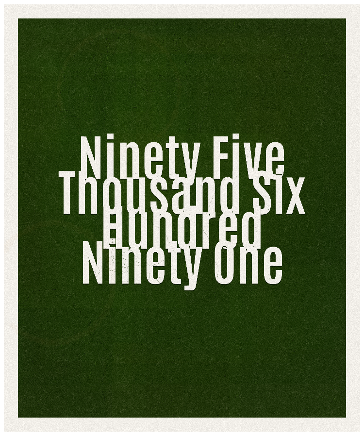 Count #95691