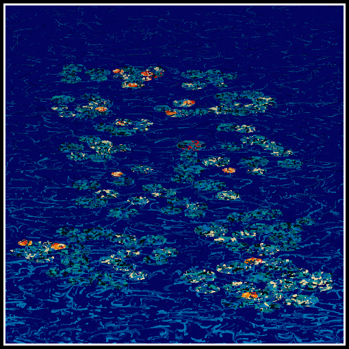 Polluted water lilies #97