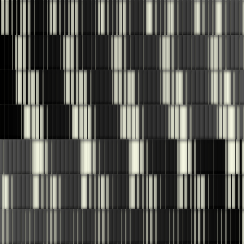 Generative Barcode Helmholtz Illusion #22