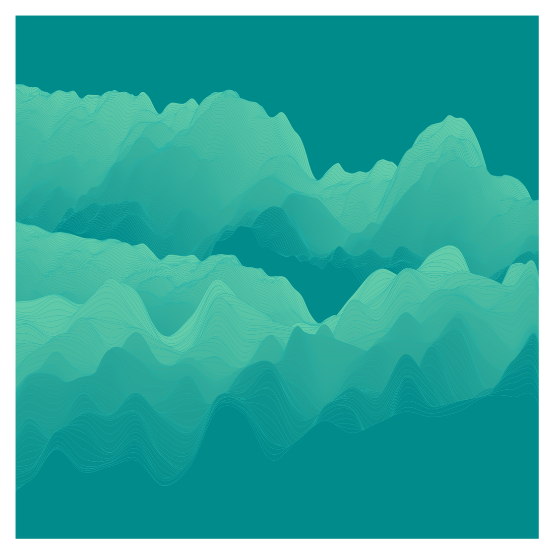 Random mountain generative 3.0 #6