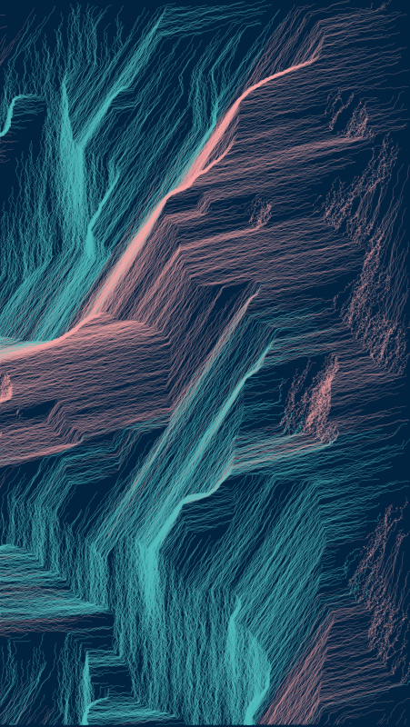 Algoscapes | Rock-face #373