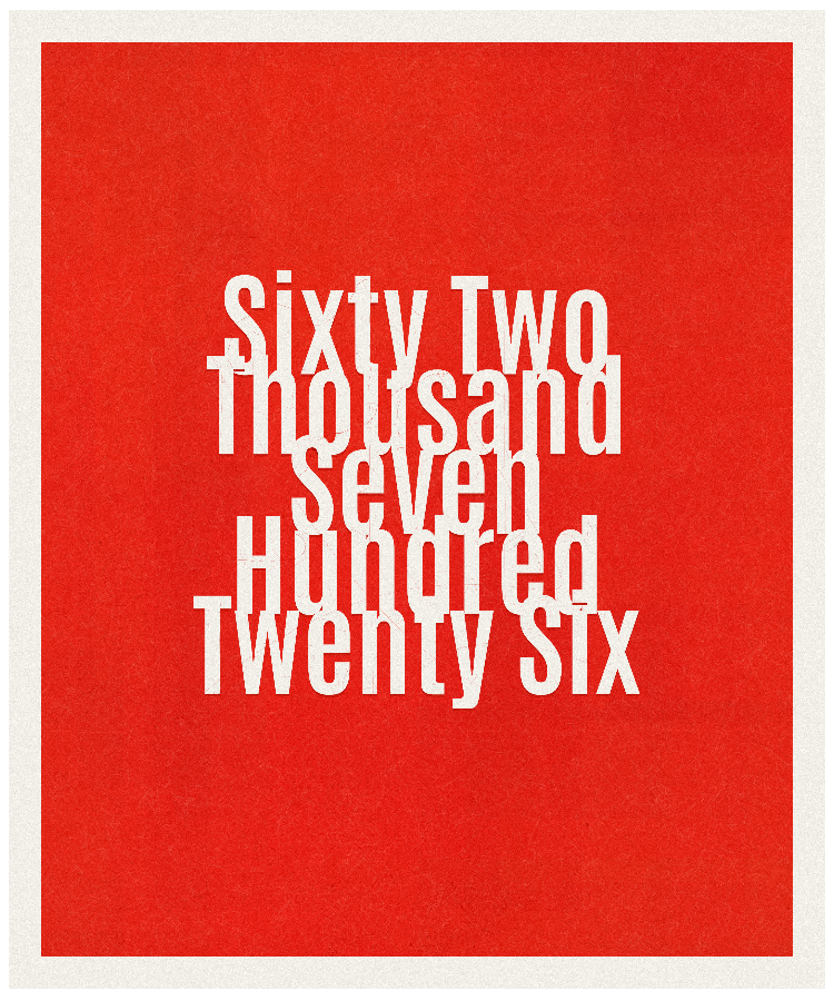 Count #62726