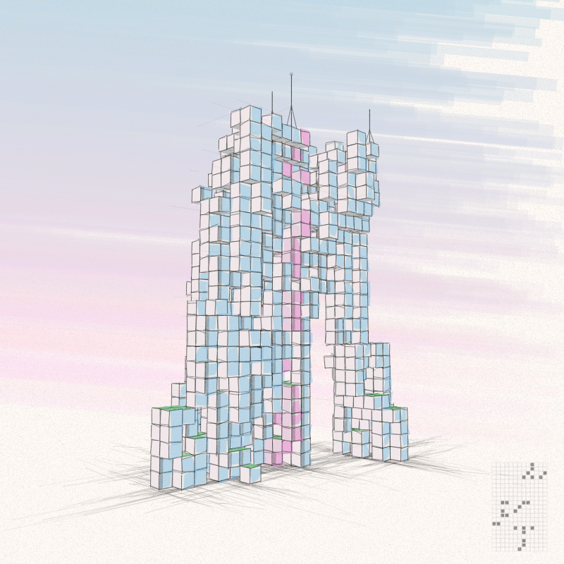 Cellular Skyscrapers #220