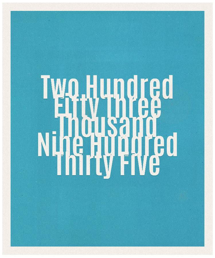 Count #253935