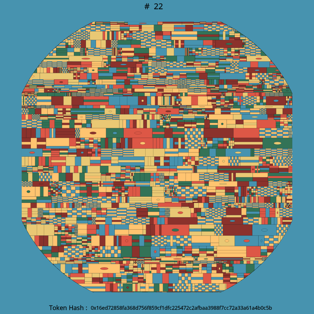 Abstracte Raster:The last piece #22