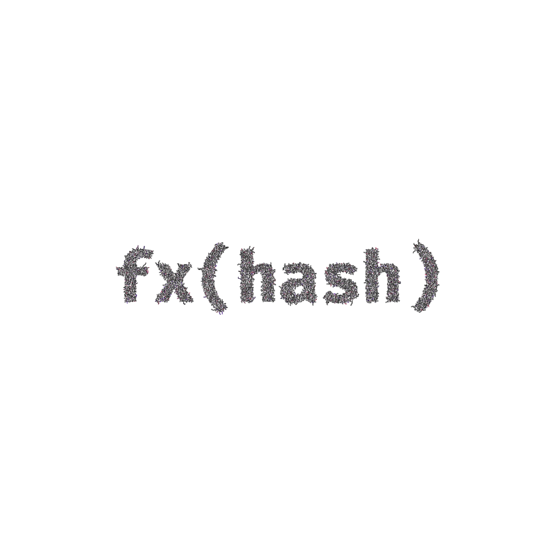 FXHASH Logo with Features #253