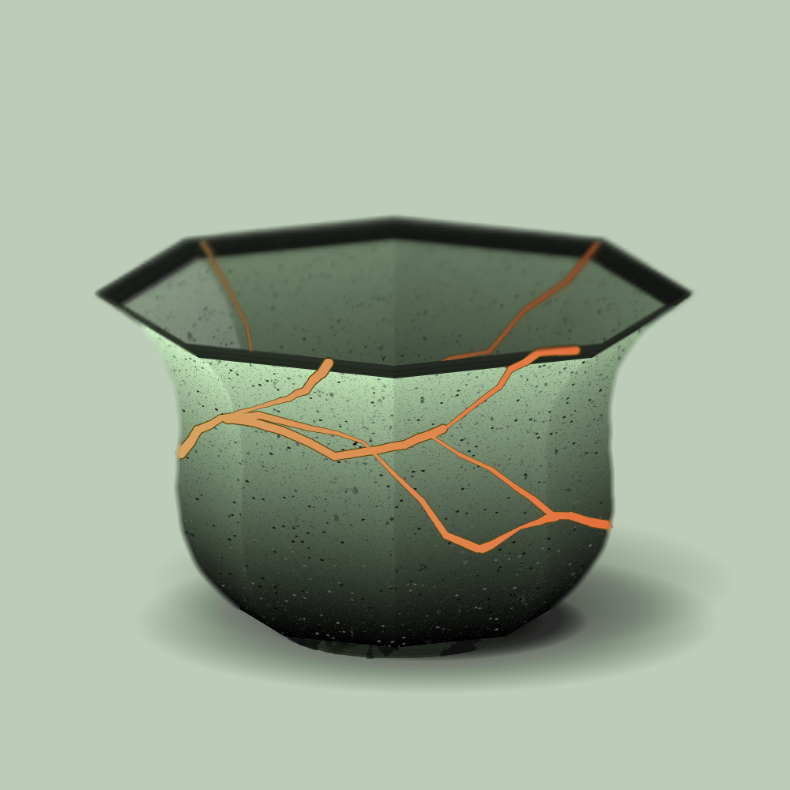 Kintsugi Pottery #48