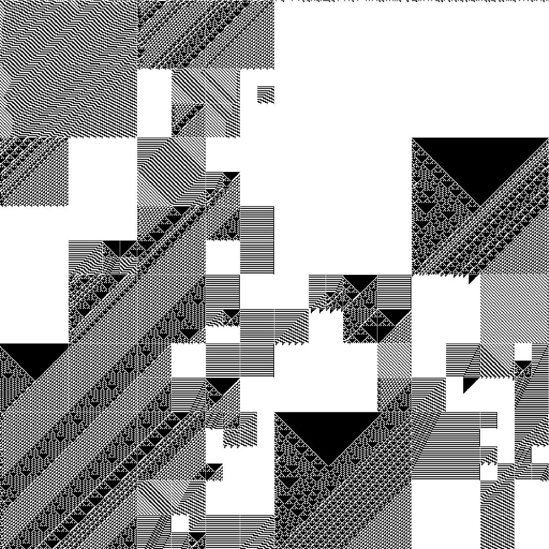 RULES (for Elementary Cellular Automata) #104