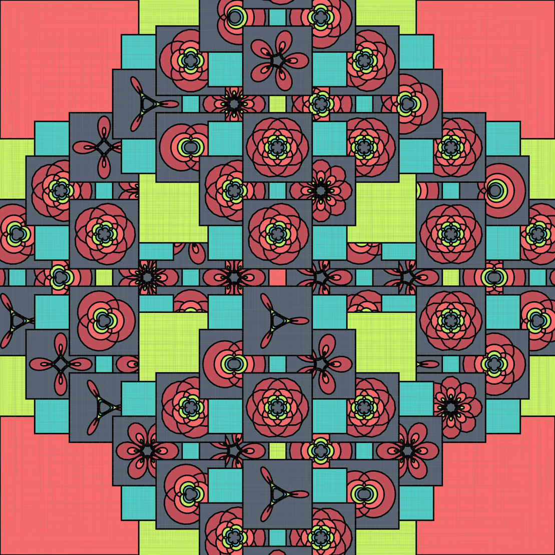 10 patterns 10 palettes #50