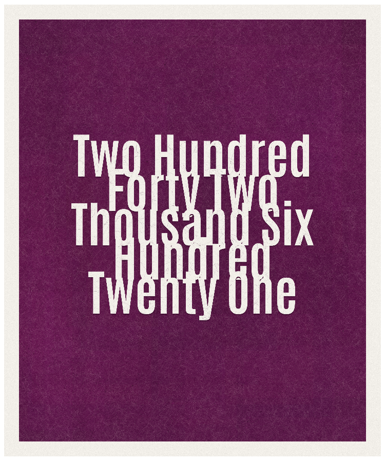 Count #242621