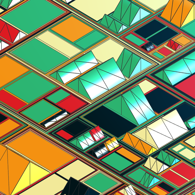 Geometric city #289