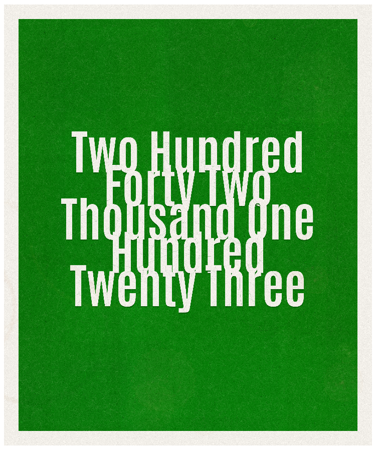 Count #242123