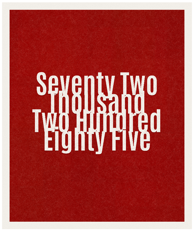 Count #72285