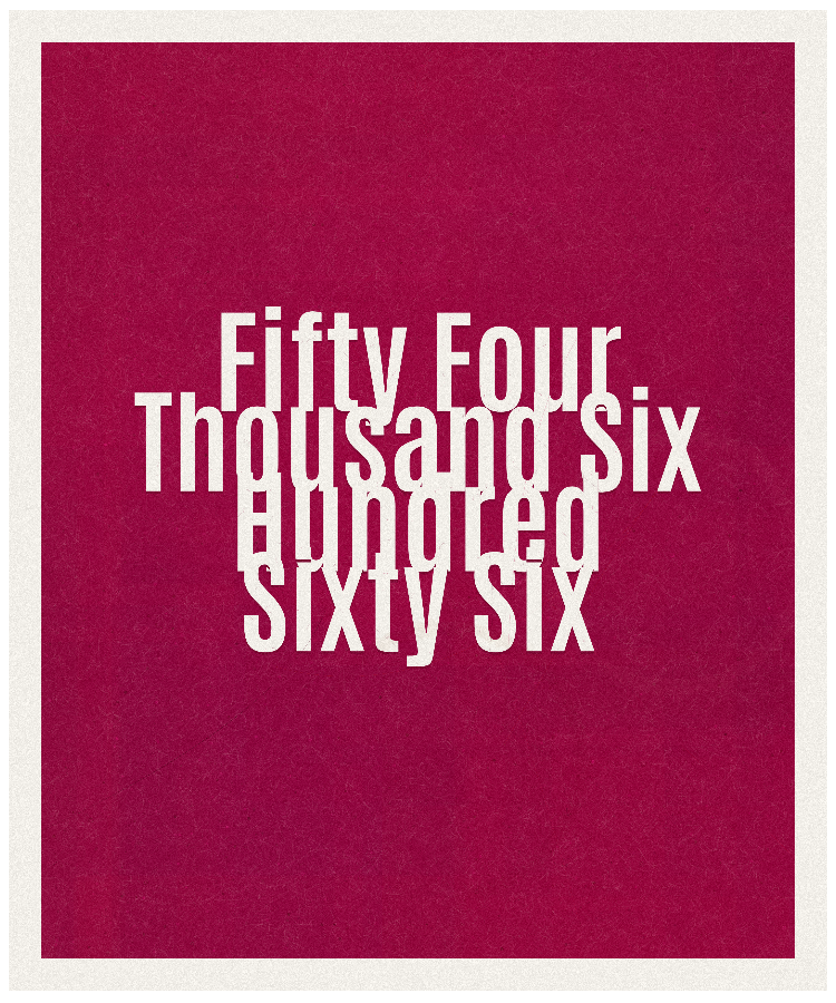 Count #54666