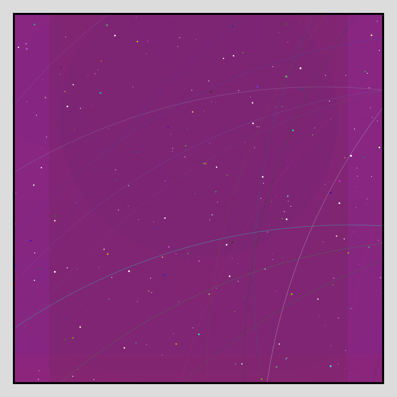 Color Field Starry B #177