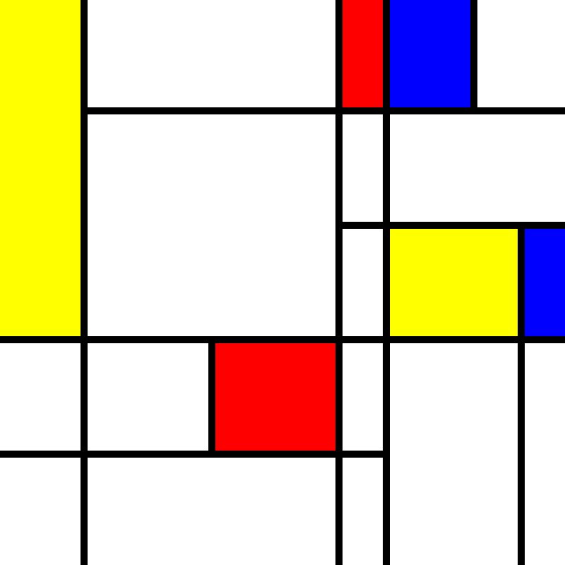 compositioninredblueandyellow.art, (NFT) #131
