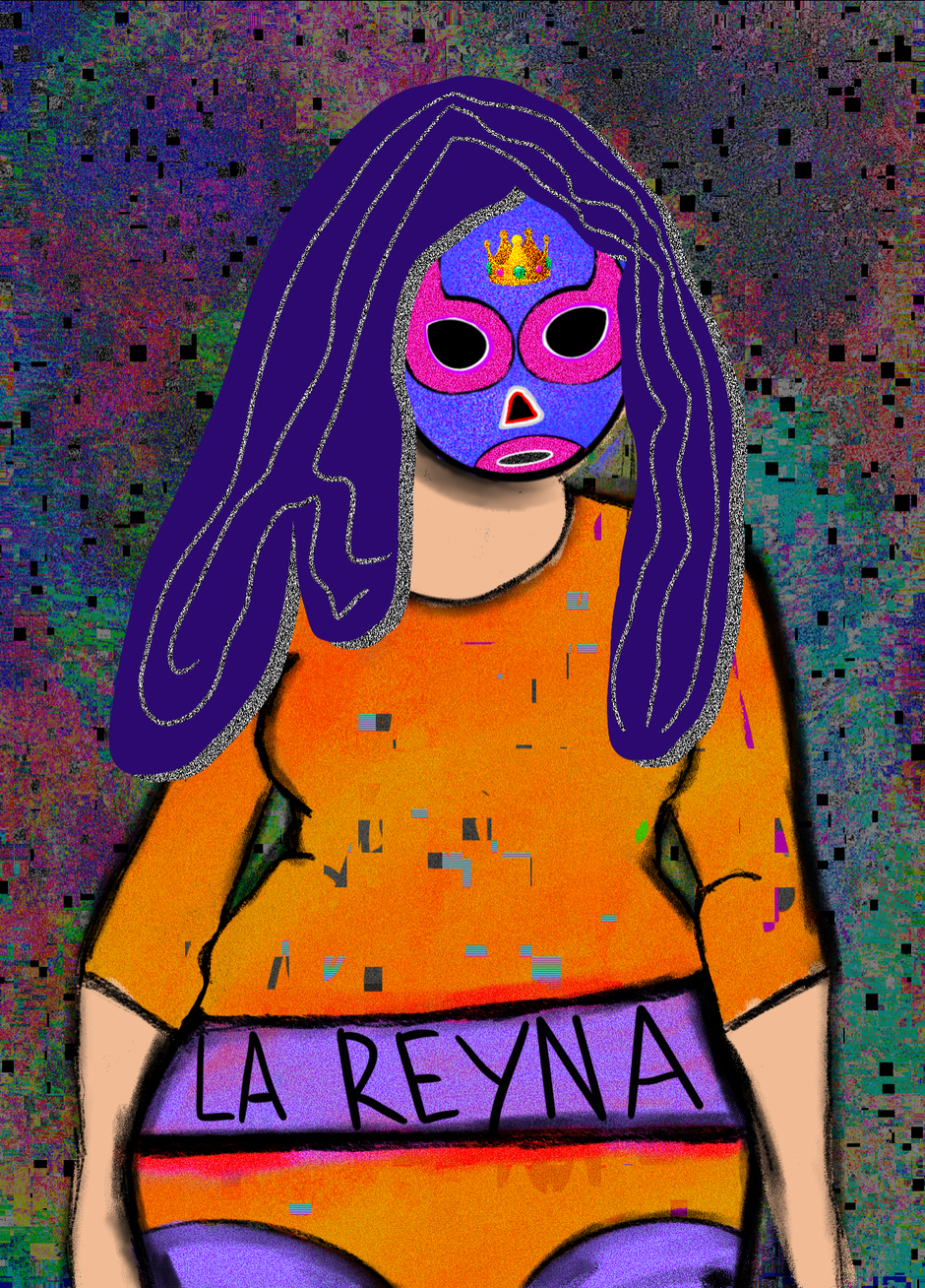 NFT luchadora #55