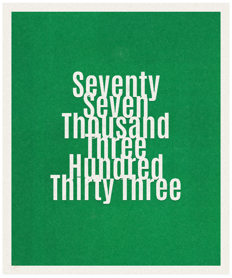 Count #77333