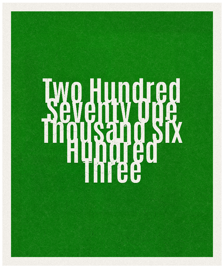Count #271603