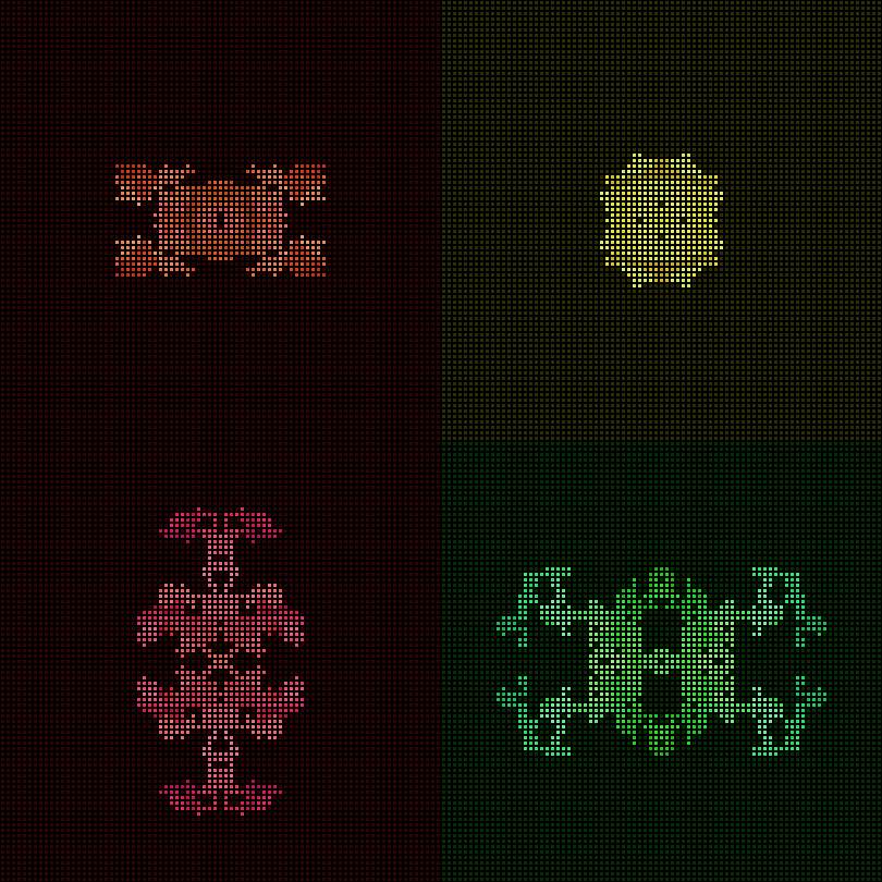 Dither Creatures 2x2 #90