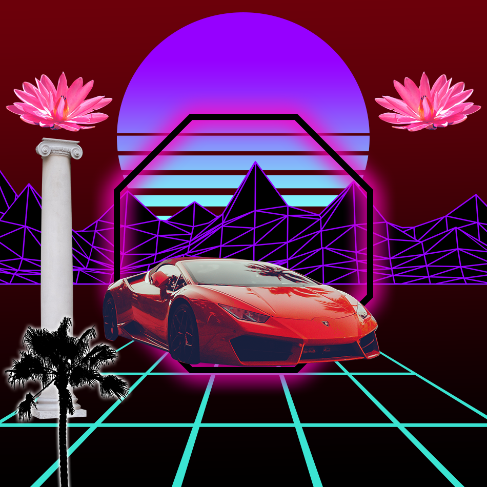 S Y N T H W A V E Nightlife Generator #26