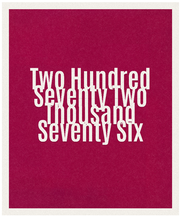 Count #272076