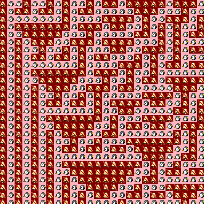 Elementary Cellular Emoji Automata #459