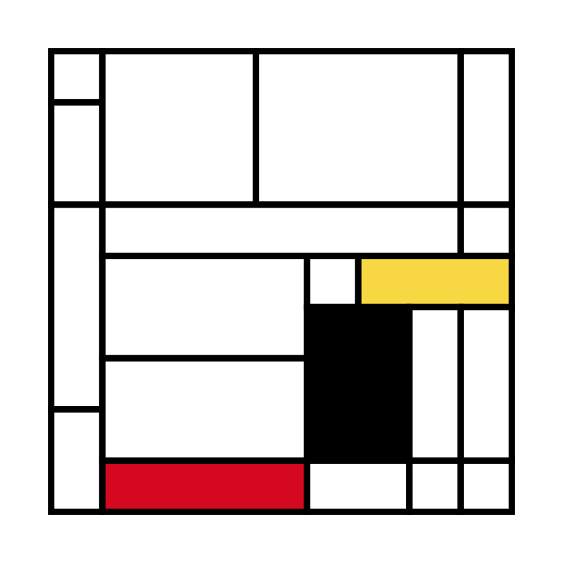 Mondrian squares #16