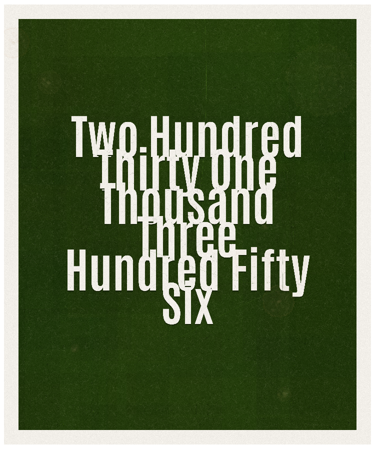 Count #231356