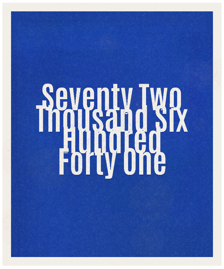 Count #72641