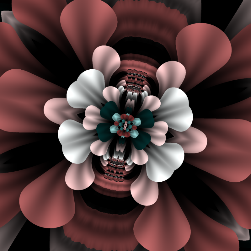 Fractal Flower #240