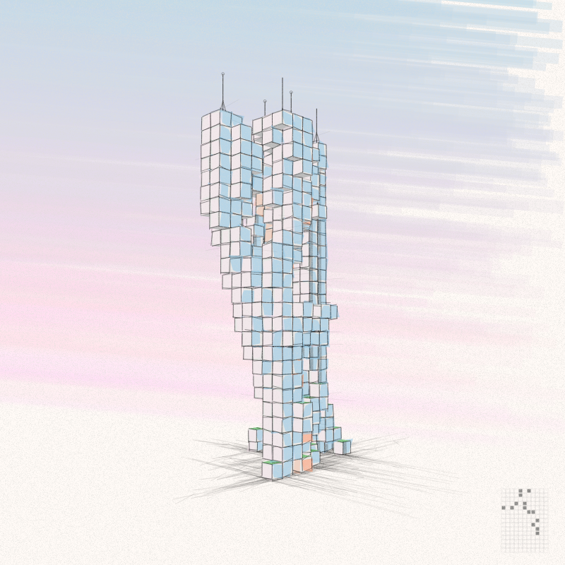 Cellular Skyscrapers #190