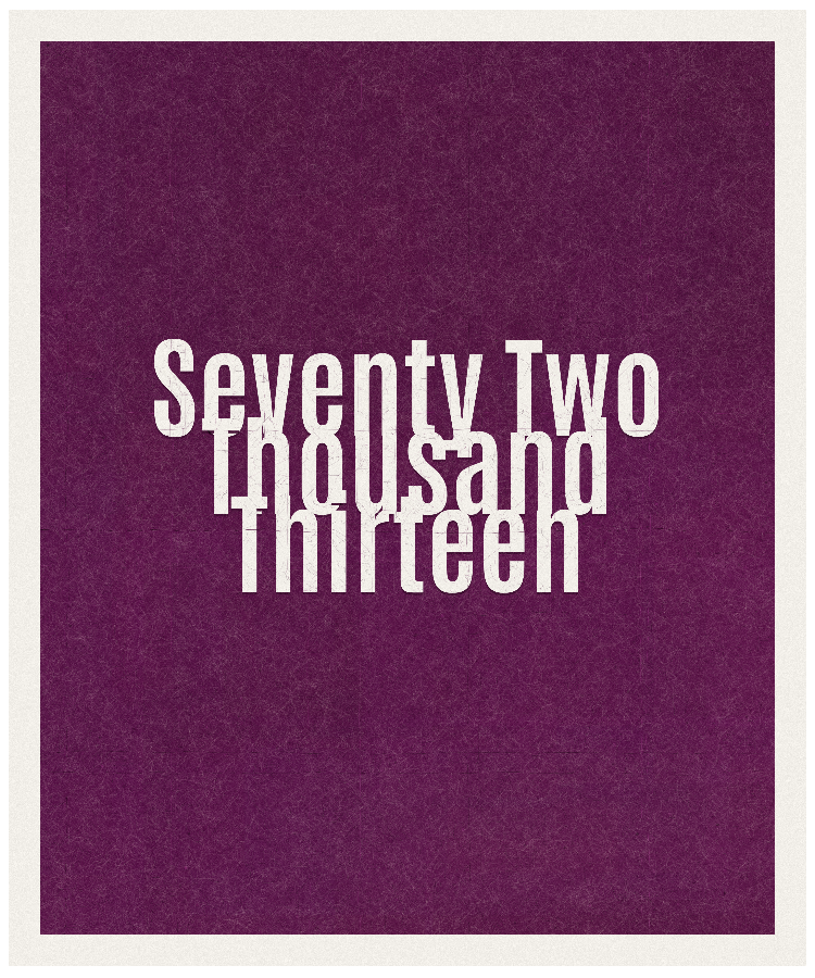 Count #72013