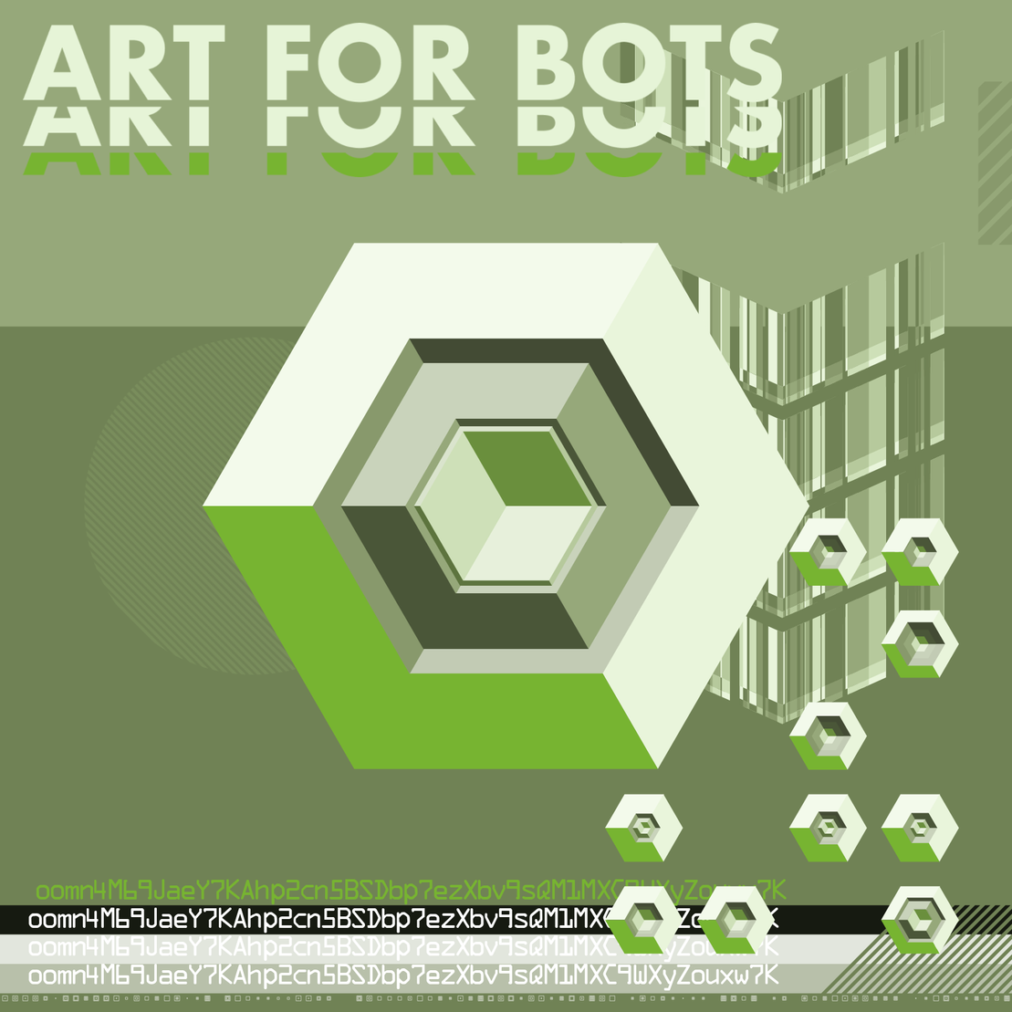 Hexagones - Art for Bots for Humans #60