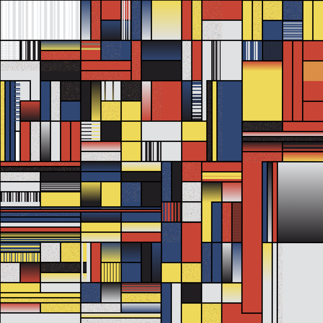 Agricultural Landscapes - Mondrian Edition #12