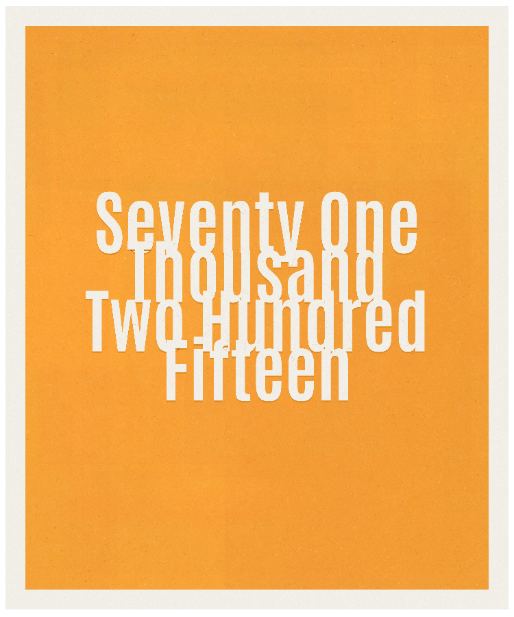 Count #71215