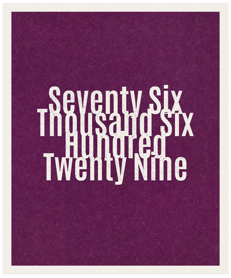 Count #76629
