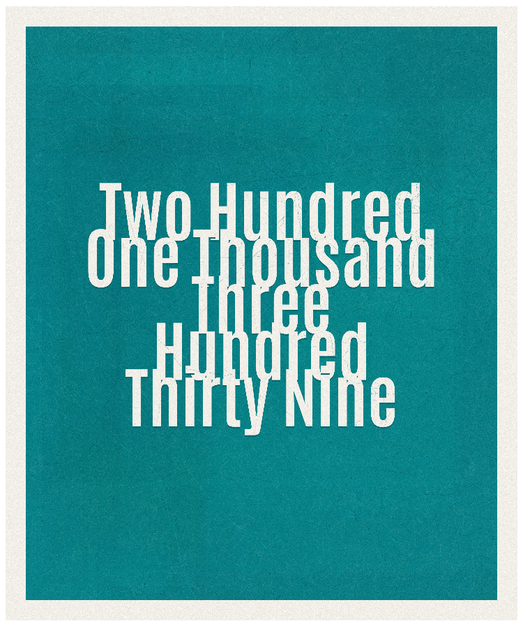 Count #201339