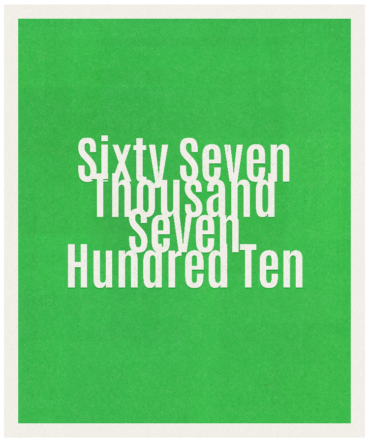 Count #67710