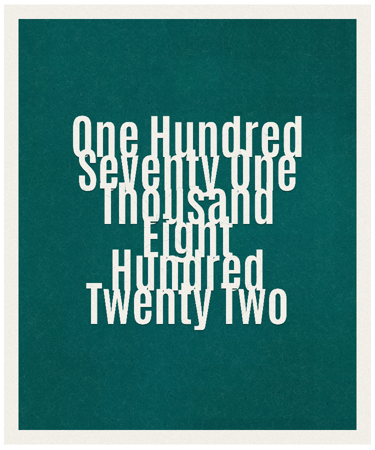 Count #171822