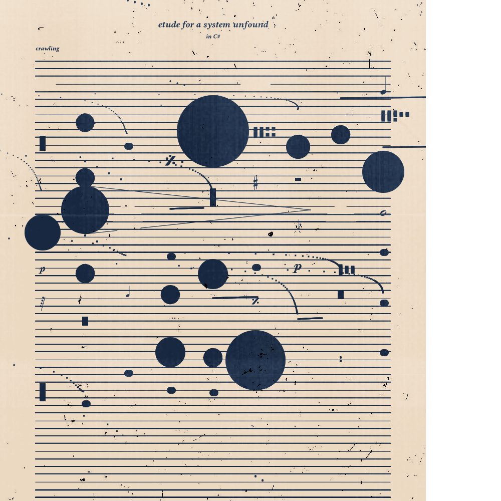 etude for a system unfound #27