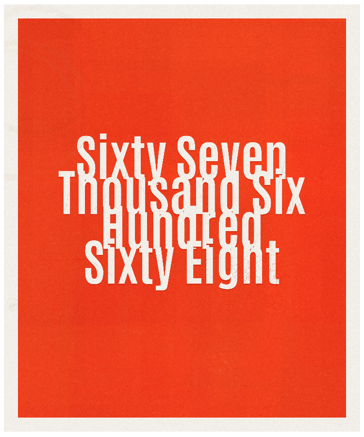 Count #67668