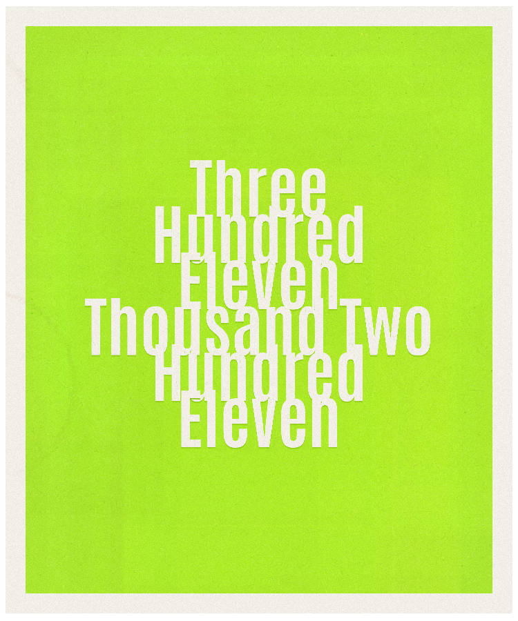 Count #311211