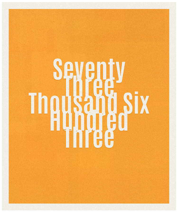 Count #73603