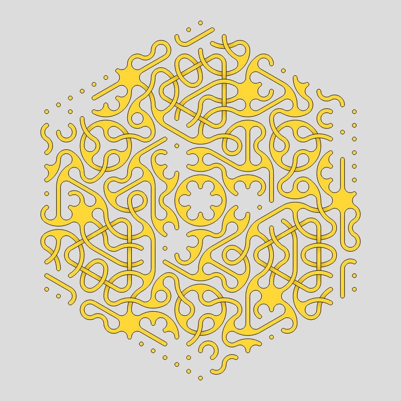 Truchet Threefold Symmetry #41