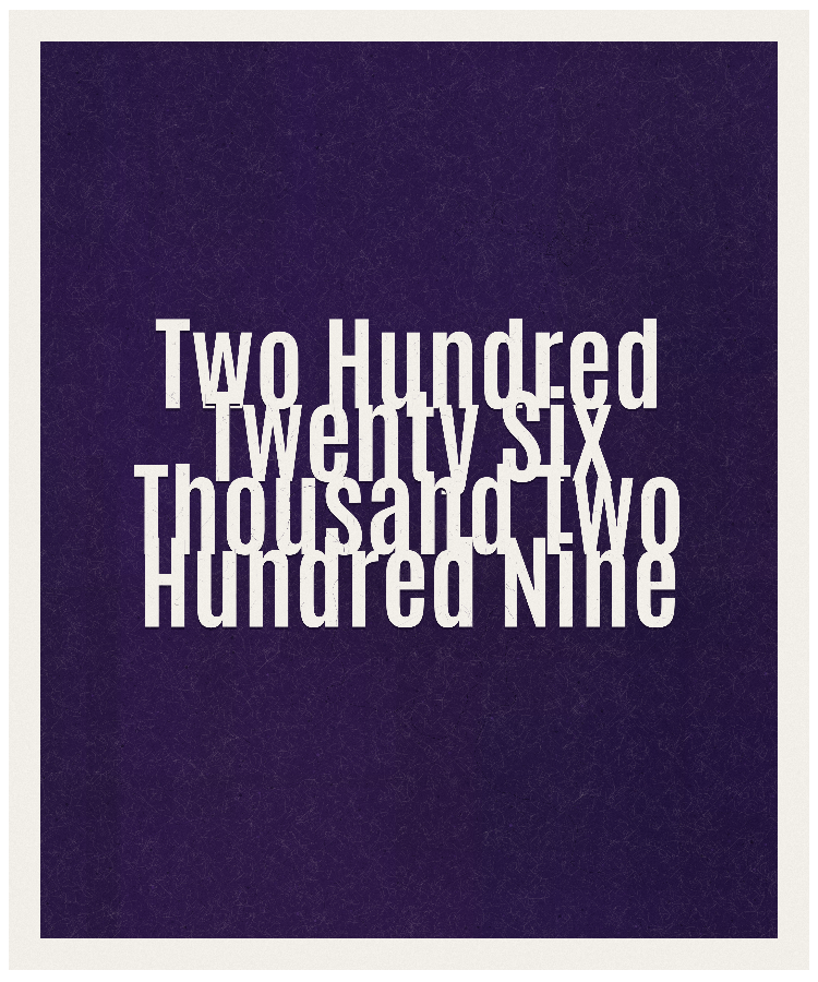 Count #226209