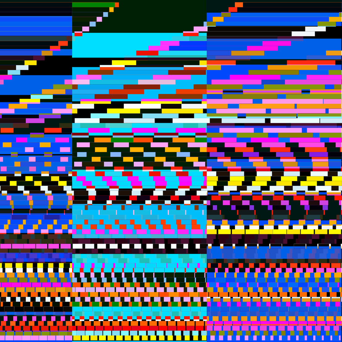 Glitchometry Stripes #114