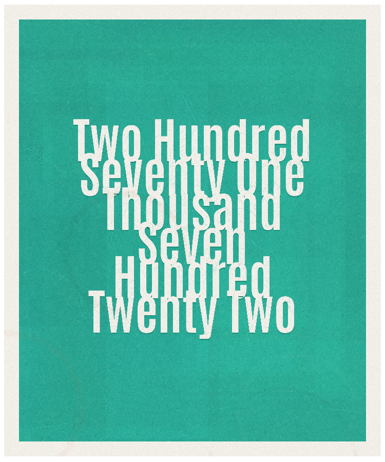 Count #271722